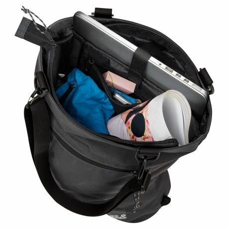 Jack Wolfskin 365 Tote Bag Shopper Rugzak Night Blue 5 Jack Wolfskin 365 Tote Bag Shopper Rugzak Night Blue - Afbeelding 3