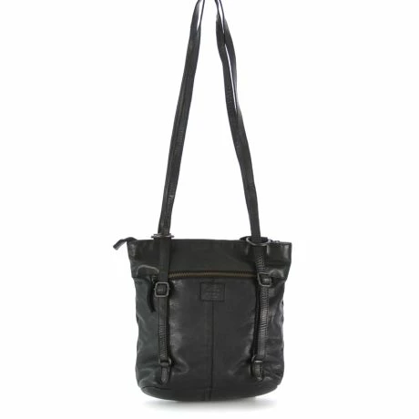 Bear Design Cow Lavato Sandy Schouder / Rugtas Zwart 4 Bear Design Cow Lavato Sandy Schouder / Rugtas Zwart - Afbeelding 2