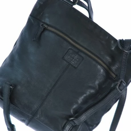 Bear Design Cow Lavato Sandy Schouder / Rugtas Zwart 7 Bear Design Cow Lavato Sandy Schouder / Rugtas Zwart - Afbeelding 5