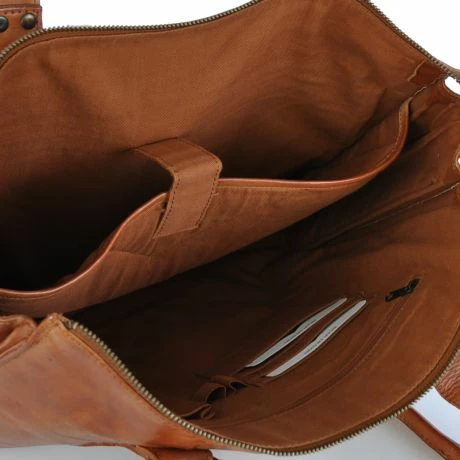 Bear Design Cow Lavato Mea Laptoptas 15" Cognac 7 Bear Design Cow Lavato Mea Laptoptas 15" Cognac - Afbeelding 5