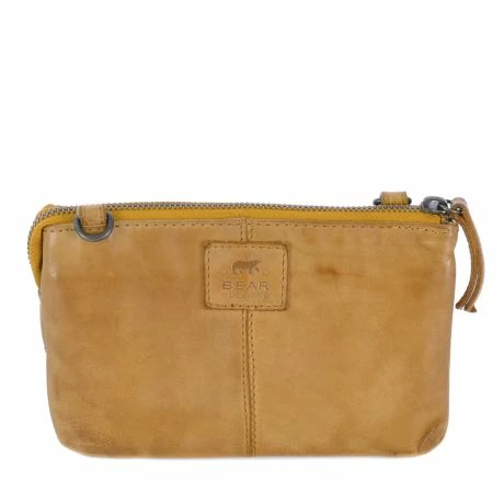 Bear Design Cow Lavato Uma Crossbody Schoudertas Okergeel 6 Bear Design Cow Lavato Uma Crossbody Schoudertas Okergeel - Afbeelding 4