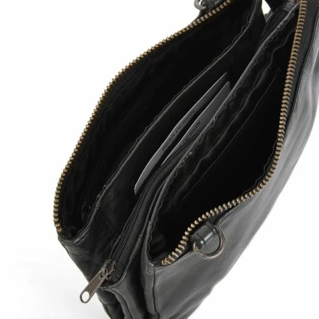 Bear Design Cow Lavato Uma Crossbody Schoudertas Zwart 6 Bear Design Cow Lavato Uma Crossbody Schoudertas Zwart - Afbeelding 4