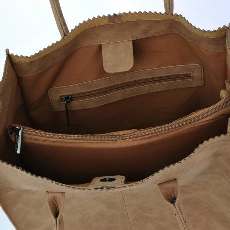 Zebra Natural Bag Rosa XL Shopper Vintage Camel 5 Zebra Natural Bag Rosa XL Shopper Vintage Camel - Afbeelding 3