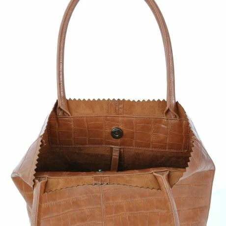 Zebra Trends Natural Bag Kartel Croco Cognac 5 Zebra Trends Natural Bag Kartel Croco Cognac - Afbeelding 3
