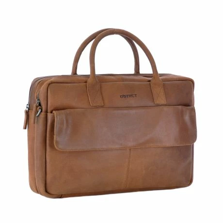 DSTRCT Special Laptopbag 2-vaks 17" Cognac 6 DSTRCT Special Laptopbag 2-vaks 17" Cognac - Afbeelding 4