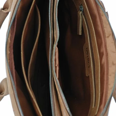 DSTRCT Special Laptopbag 2-vaks 17" Cognac 10 DSTRCT Special Laptopbag 2-vaks 17" Cognac - Afbeelding 8