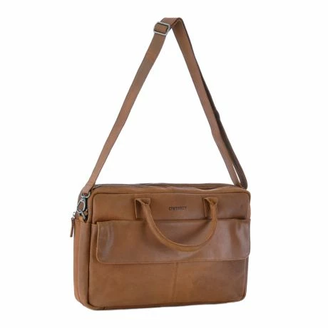 DSTRCT Special Laptopbag 2-vaks 17" Cognac 8 DSTRCT Special Laptopbag 2-vaks 17" Cognac - Afbeelding 6