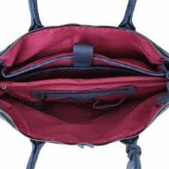 Wimona Fabiana One Schoudertas Dark Blue -NL Rugzak Verkoopwinkel 2021 kleur donkerblauw binnenkant