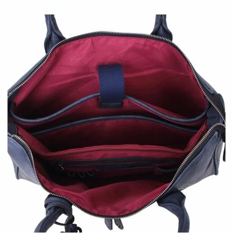 Wimona Fabiana Two Schoudertas Dark Blue 6 Wimona Fabiana Two Schoudertas Dark Blue - Afbeelding 4