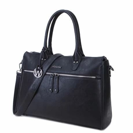 Wimona Fabiana Two Schoudertas Black 4 Wimona Fabiana Two Schoudertas Black - Afbeelding 2