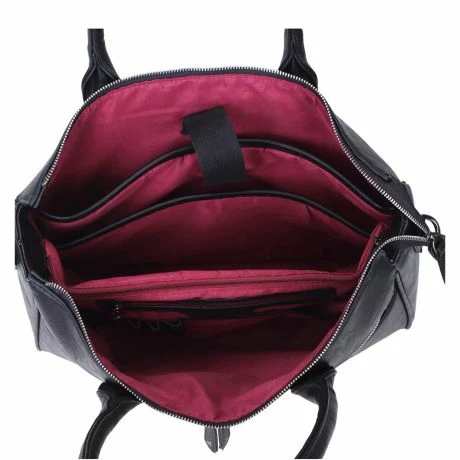 Wimona Fabiana Two Schoudertas Black 6 Wimona Fabiana Two Schoudertas Black - Afbeelding 4