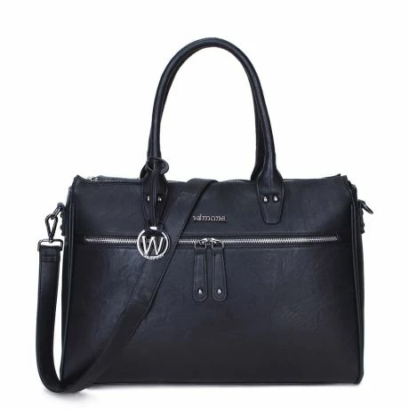 Wimona Fabiana Two Schoudertas Black 3 Wimona Fabiana Two Schoudertas Black