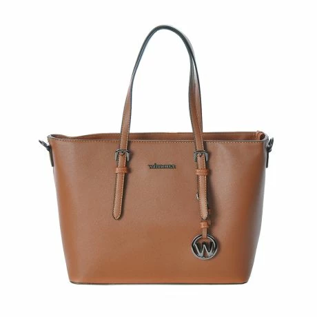 Wimona Kyara Schoudertas Cognac 4 Wimona Kyara Schoudertas Cognac - Afbeelding 2