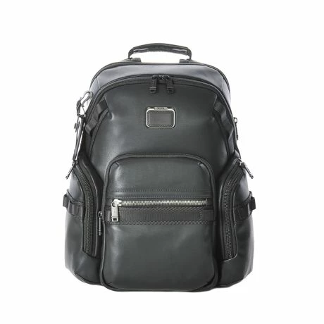 Tumi Alpha Bravo Navigation Leather Backpack Black 3 Tumi Alpha Bravo Navigation Leather Backpack Black