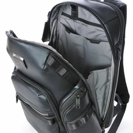 Tumi Alpha Bravo Navigation Leather Backpack Black 11 Tumi Alpha Bravo Navigation Leather Backpack Black - Afbeelding 9
