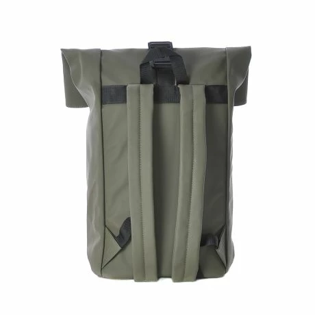 Lyle & Scott Coated Rolltop Backpack Olive 5 Lyle & Scott Coated Rolltop Backpack Olive - Afbeelding 3