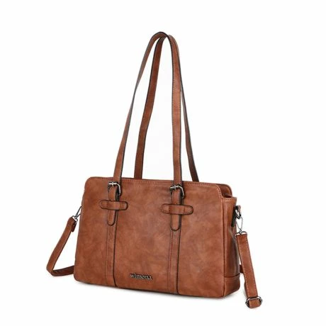 Wimona Angelina Schoudertas Cognac 4 Wimona Angelina Schoudertas Cognac - Afbeelding 2