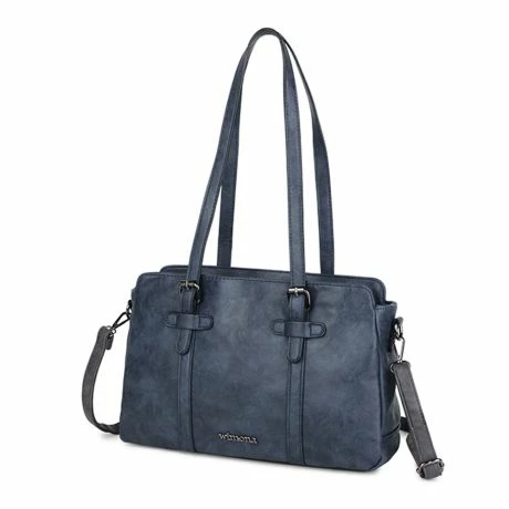 Wimona Angelina Schoudertas Darkblue 4 Wimona Angelina Schoudertas Darkblue - Afbeelding 2