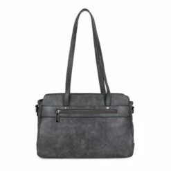 Wimona Angelina Schoudertas Grey -NL Rugzak Verkoopwinkel 2026 kleur grijs achterkant