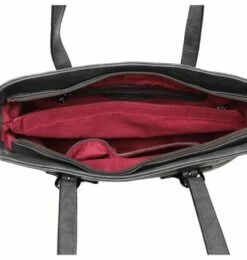 Wimona Angelina Schoudertas Grey -NL Rugzak Verkoopwinkel 2026 kleur grijs binnenkant