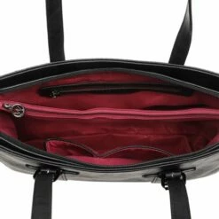 Wimona Angelina Schoudertas Black -NL Rugzak Verkoopwinkel 2026 kleur zwart binnenkant