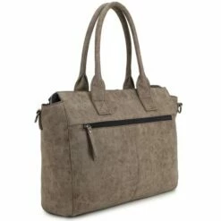 Wimona Catarina Schoudertas Taupe 7 Wimona Catarina Schoudertas Taupe -NL Rugzak Verkoopwinkel 2030 kleur taupe achter zijkant