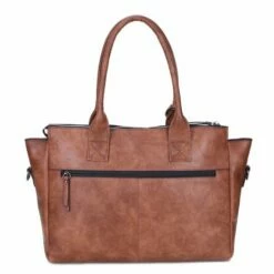 Wimona Catarina One Schoudertas Cognac 8 Wimona Catarina One Schoudertas Cognac -NL Rugzak Verkoopwinkel 2031 kleur cognac achterkant