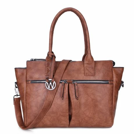 Wimona Catarina One Schoudertas Cognac 3 Wimona Catarina One Schoudertas Cognac