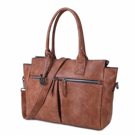 Wimona Catarina One Schoudertas Cognac 4 Wimona Catarina One Schoudertas Cognac - Afbeelding 2