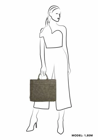 Zebra Natural Bag Kartel Merel Handtas Olijfgroen 5 Zebra Natural Bag Kartel Merel Handtas Olijfgroen - Afbeelding 3