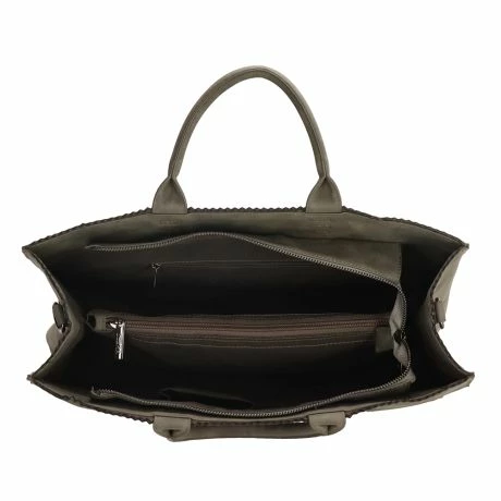 Zebra Natural Bag Kartel Merel Handtas Olijfgroen 8 Zebra Natural Bag Kartel Merel Handtas Olijfgroen - Afbeelding 6