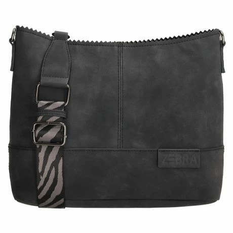 Zebra Natural Bag Kartel Schoudertas Merel Black 3 Zebra Natural Bag Kartel Schoudertas Merel Black