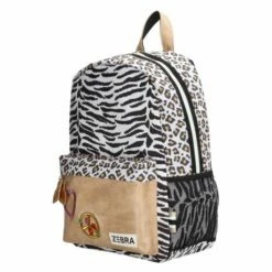 Zebra Girls Rugzak M Tiger Leopard Wit Beige -NL Rugzak Verkoopwinkel 20769447 6