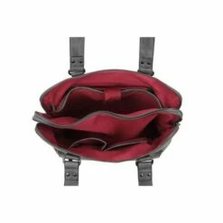 Wimona Verona Schoudertas Grey 12 Wimona Verona Schoudertas Grey -NL Rugzak Verkoopwinkel 2099 kleur grijs binnenkant