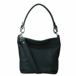 LouLou Essentiels Robuste Schoudertas Silver Black