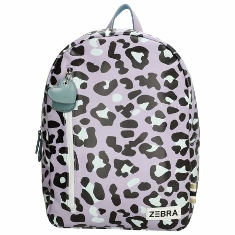 Zebra Girls Rugzak M Lila Panter Print 3 Zebra Girls Rugzak M Lila Panter Print