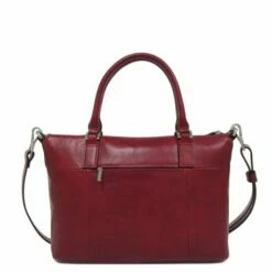 Claudio Ferrici Pelle Vecchia Handtas Tote Red -NL Rugzak Verkoopwinkel 22001 304 4