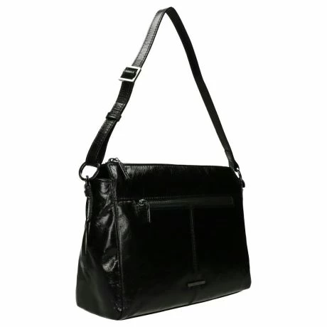 Claudio Ferrici Pelle Vecchia Shoulder Bag Black 5 Claudio Ferrici Pelle Vecchia Shoulder Bag Black - Afbeelding 3