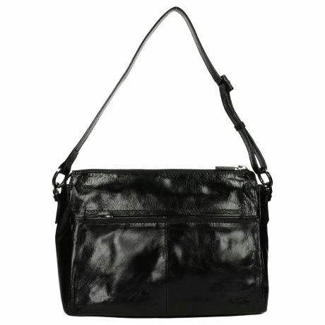 Claudio Ferrici Pelle Vecchia Shoulder Bag Black 4 Claudio Ferrici Pelle Vecchia Shoulder Bag Black - Afbeelding 2
