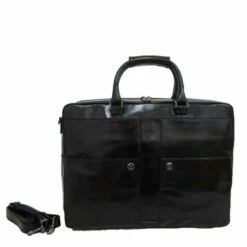Claudio Ferrici Pelle Vecchia Workbag 15" Black -NL Rugzak Verkoopwinkel 22083 015