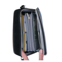 LouLou Essentiels Classy Croc Pouch Black -NL Rugzak Verkoopwinkel 22pouch149lg.001 001 6