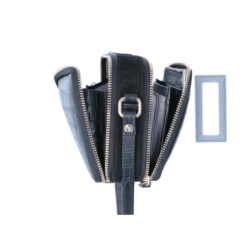 LouLou Essentiels Classy Croc Pouch Black -NL Rugzak Verkoopwinkel 22pouch149lg.001 001 8