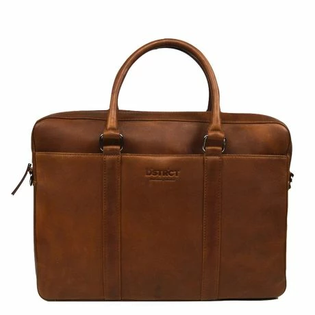 DSTRCT Premium Collection Laptopbag 15.6" Cognac 3 DSTRCT Premium Collection Laptopbag 15.6" Cognac