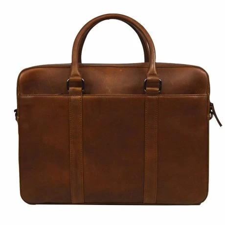 DSTRCT Premium Collection Laptopbag 15.6" Cognac 6 DSTRCT Premium Collection Laptopbag 15.6" Cognac - Afbeelding 4