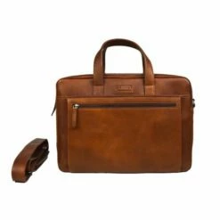 DSTRCT Premium Collection Laptopbag 17" Cognac -NL Rugzak Verkoopwinkel 230430 cognac 2