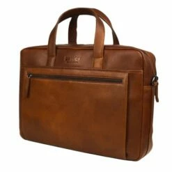 DSTRCT Premium Collection Laptopbag 17" Cognac -NL Rugzak Verkoopwinkel 230430 cognac 3