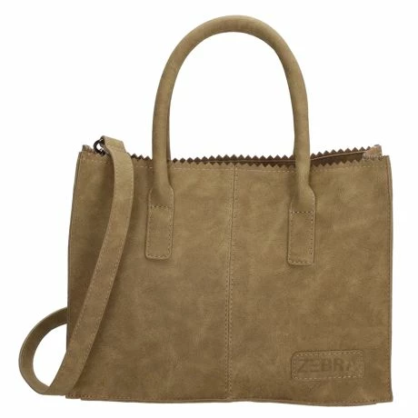 Zebra Natural Bag Lisa XS Handtas Olijfgroen 3 Zebra Natural Bag Lisa XS Handtas Olijfgroen