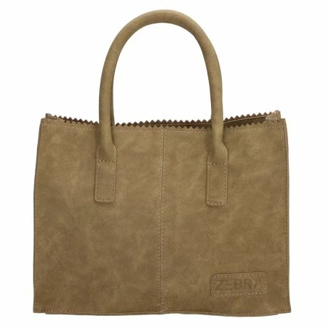 Zebra Natural Bag Lisa XS Handtas Olijfgroen 4 Zebra Natural Bag Lisa XS Handtas Olijfgroen - Afbeelding 2