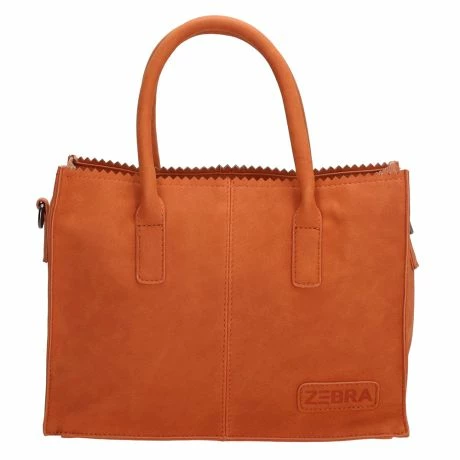 Zebra Natural Bag Lisa XS Handtas Brique 4 Zebra Natural Bag Lisa XS Handtas Brique - Afbeelding 2