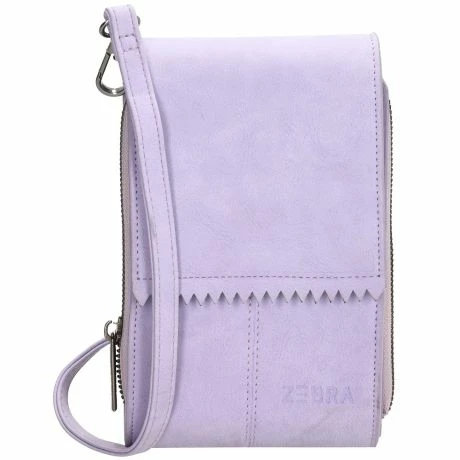 Zebra Natural Bag Noé Telefoontasje Lila Paars 3 Zebra Natural Bag Noé Telefoontasje Lila Paars